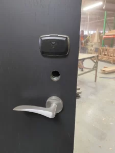 Lock cut outs in factory
